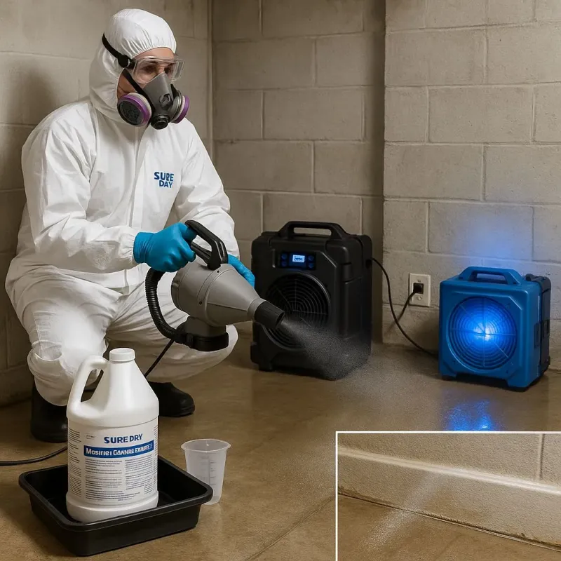 Sanitization and Odor Removal process in Sunset Beach, NC