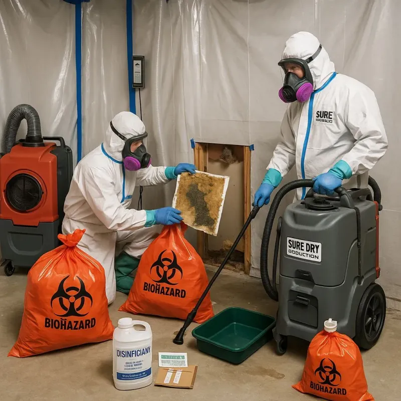 Contaminated Water Handling Protocols process in Sunset Beach, NC